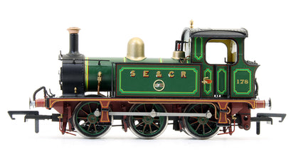 Pre-Owned SECR P Class 0-6-0T 178 in SE&CR full lined green (with brass)