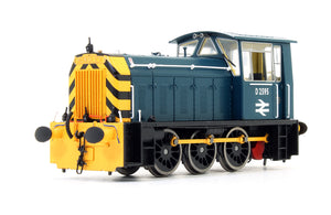 Pre-Owned Class 05 D2595 BR Blue With Wasp Stripes Diesel Shunter Locomotive