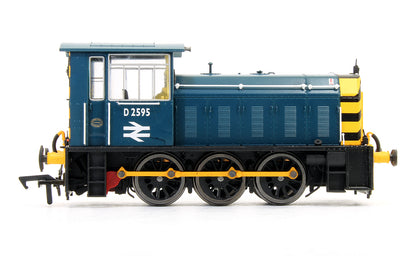 Pre-Owned 2522 Class 05 D2595 BR Blue With Wasp Stripes Diesel Shunter Locomotive