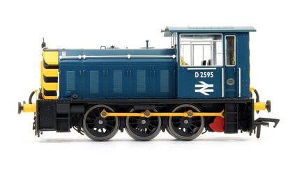 Pre-Owned 2522 Class 05 D2595 BR Blue With Wasp Stripes Diesel Shunter Locomotive