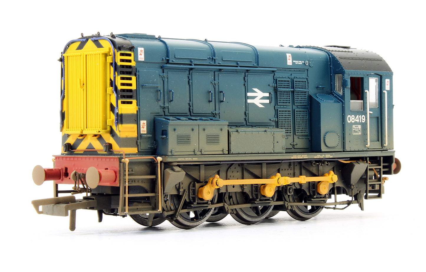 Pre-Owned Class 08419 BR Blue Diesel Shunter Locomotive (Weathered)