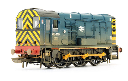 Pre-Owned Class 08419 BR Blue Diesel Shunter Locomotive (Weathered)
