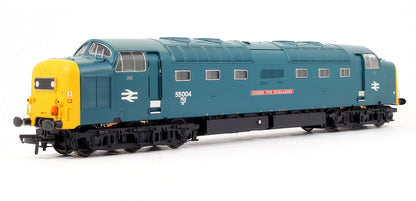 Pre-Owned 32-534DS Class 55004 'Queen's Own Highlander' BR Blue Diesel Locomotive (DCC Sound Fitted)