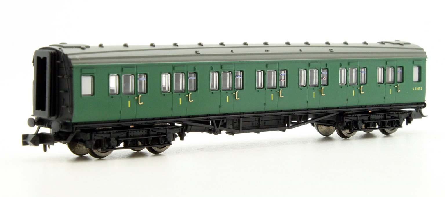 Maunsell Coach BR 1st Class SR Green 7367