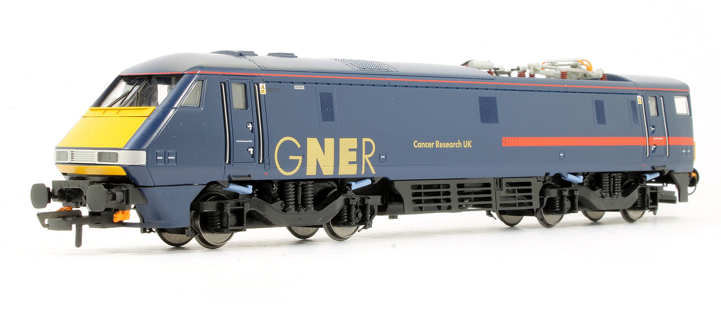 Pre-Owned GNER Class 91 'Cancer Research UK' No.91117 Electric Locomotive