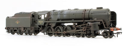 Pre-Owned 9F 2-10-0 Standard 92233 BR Black Late Crest Steam Locomotive (Weathered) - DCC Fitted