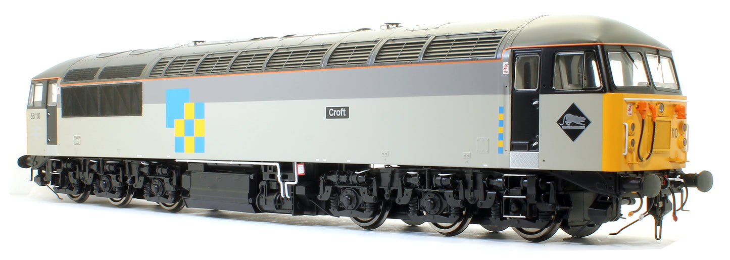 Class 56 110 'Croft' Railfreight Construction Heavy Freight Diesel Locomotive