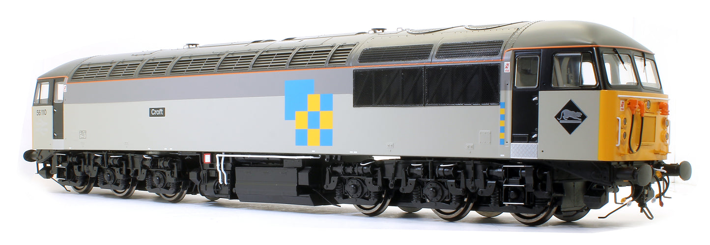 Class 56 110 'Croft' Railfreight Construction Heavy Freight Diesel Locomotive