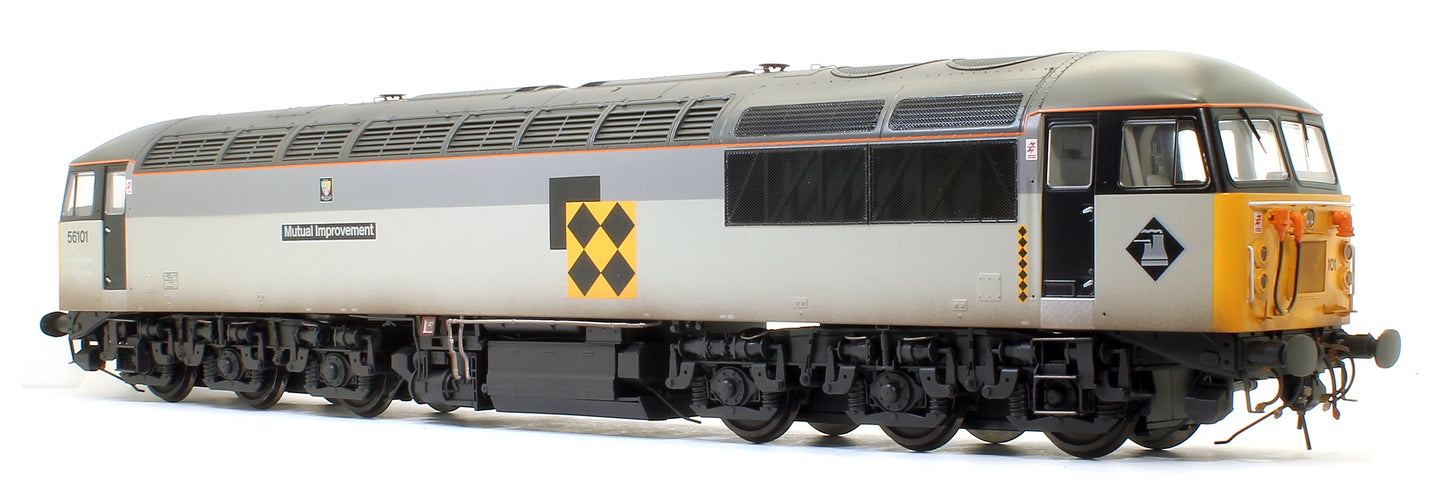 Class 56 101 Railfreight Coal Sector Mutual Improvement Heavy Freight Diesel Locomotive - Weathered