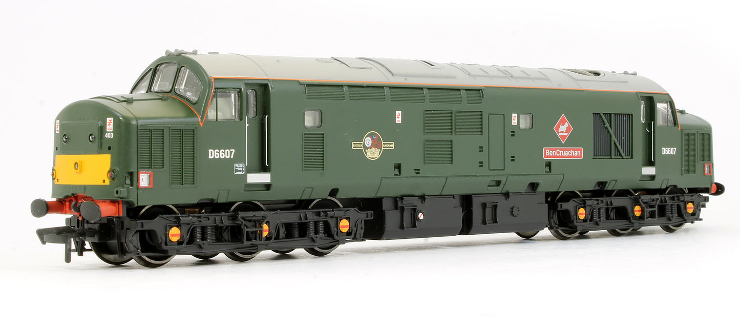 Pre-Owned Class 37/4 BR Green 'Ben Cruachan' D6607 Diesel Locomotive