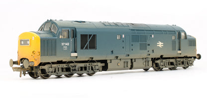 Pre-Owned 32-777Z Class 37/0 37142 BR Blue Diesel Locomotive Weathered (Exclusive Edition)