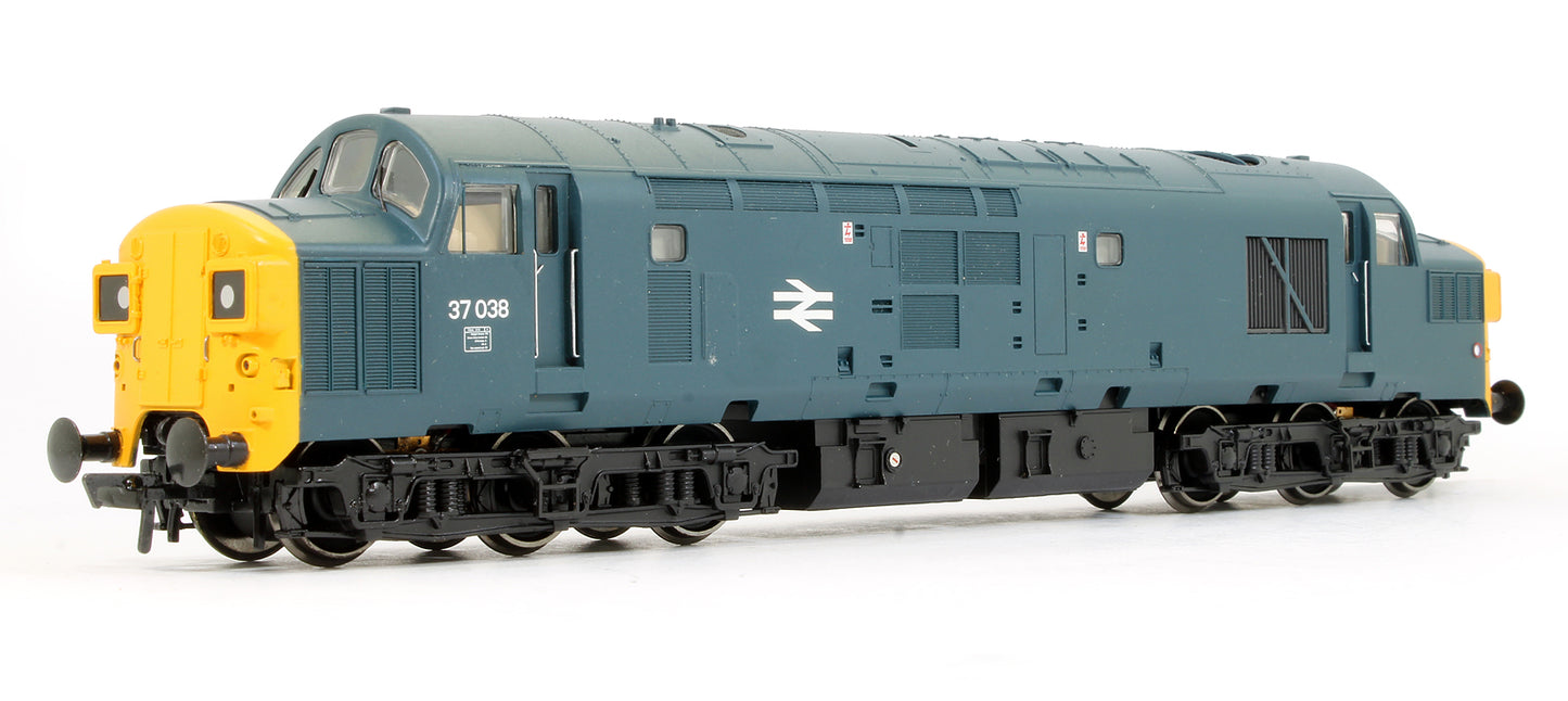 Pre-Owned Class 37/0 BR Blue Split Headcode 37038 Diesel Locomotive