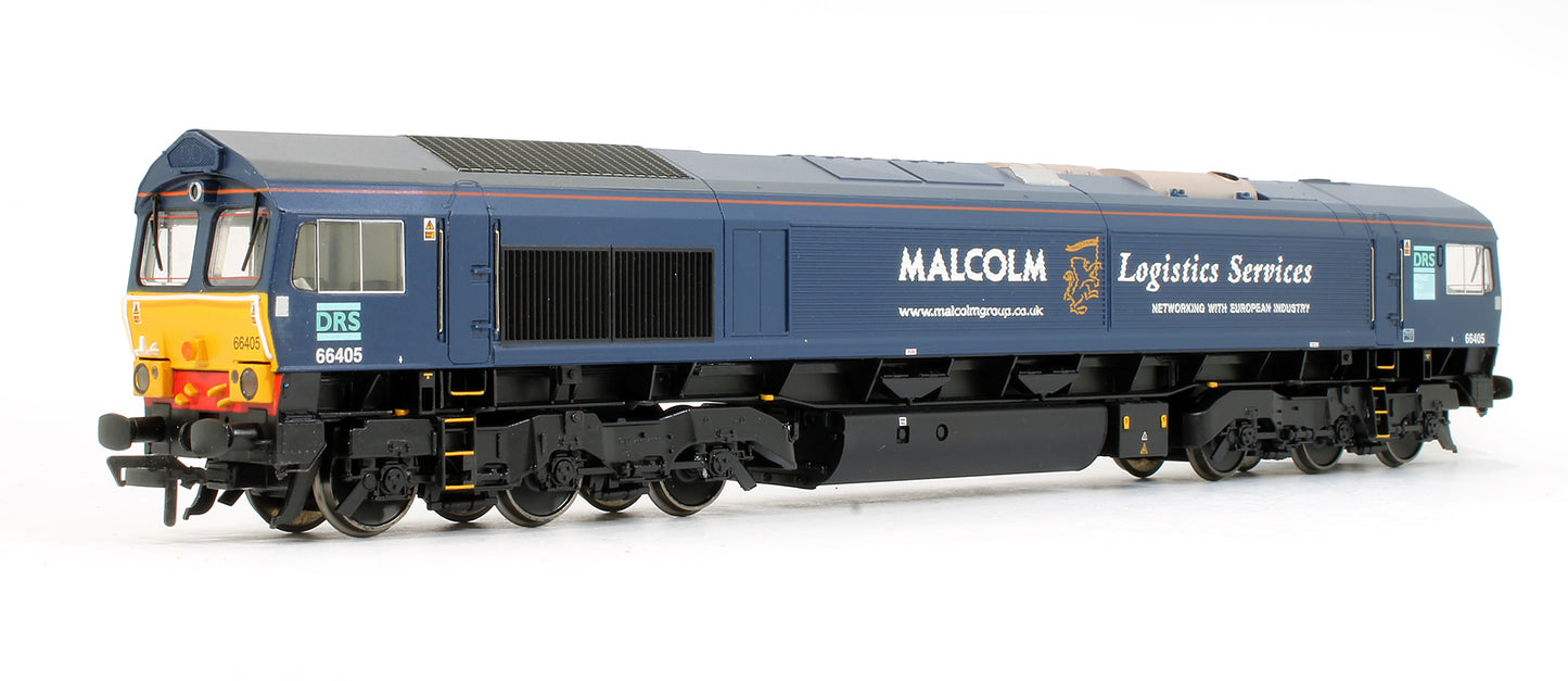Pre-Owned Class 66405 Blue Malcolm Logistics Services Diesel Locomotive