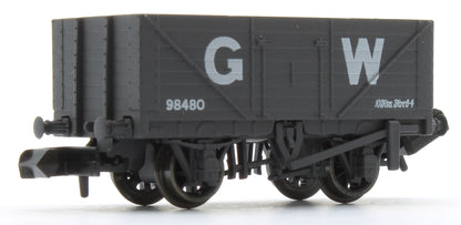 9ft 7 plank open wagon, GWR, grey No.98480