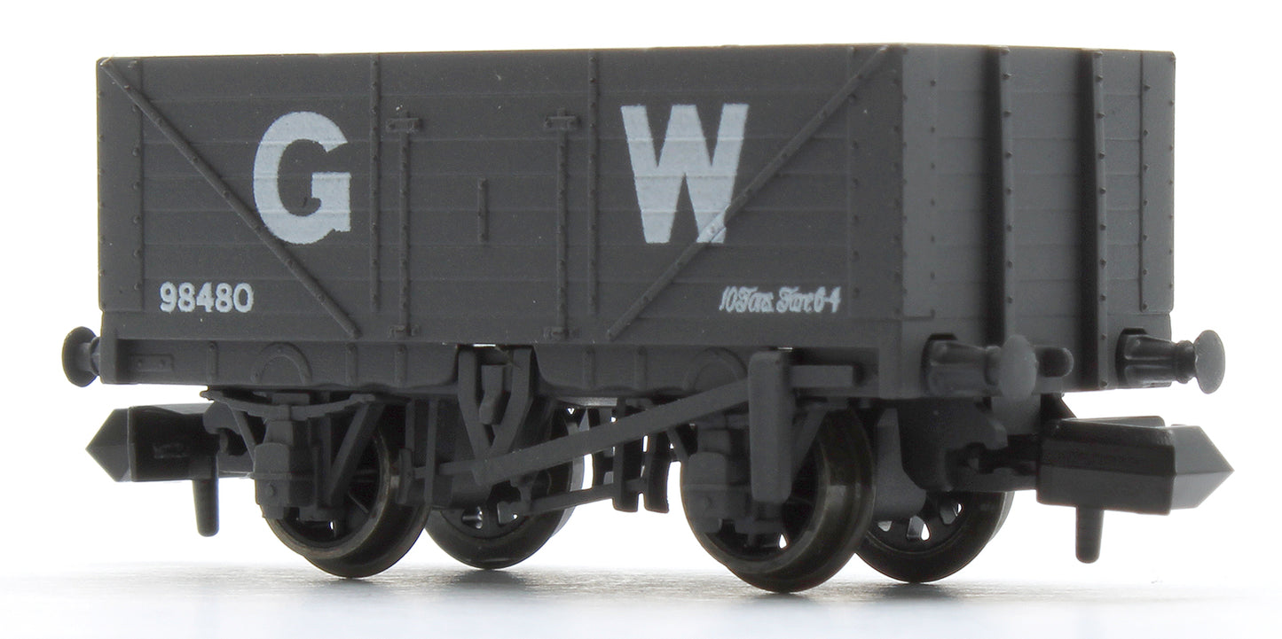 9ft 7 plank open wagon, GWR, grey No.98480