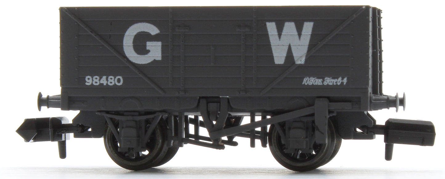 9ft 7 plank open wagon, GWR, grey No.98480