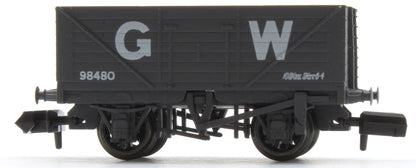 9ft 7 plank open wagon, GWR, grey No.98480