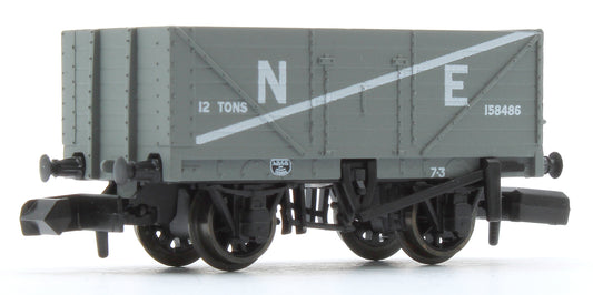 9ft 7 plank open wagon, NE, grey No.158486