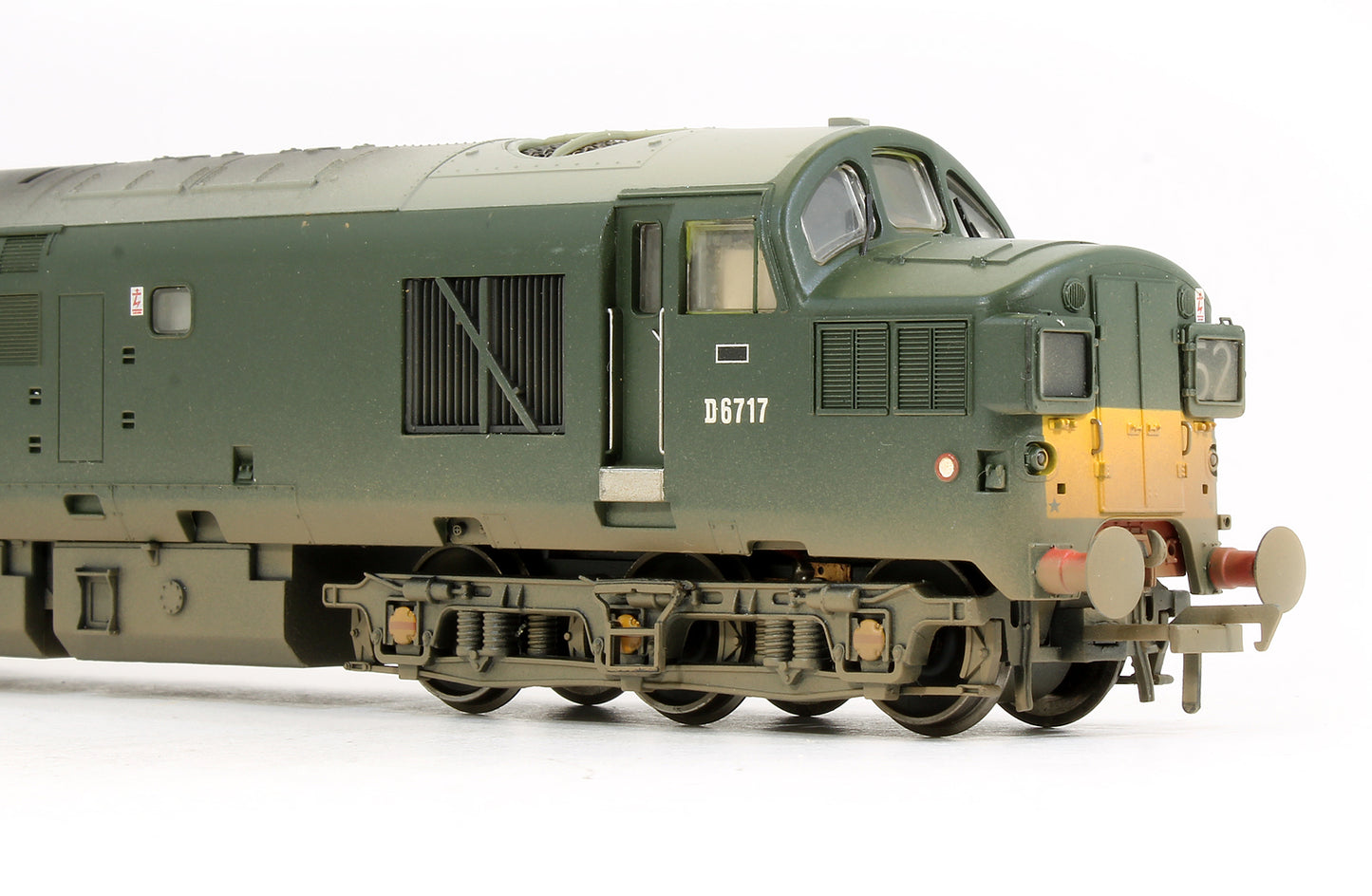 Pre-Owned Class 37/0 D6717 BR Green Diesel Locomotive Weathered (Exclusive Edition)