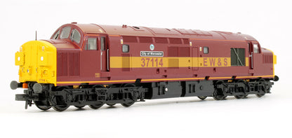 Pre-Owned Class 37/0 37114 EW&S 'City Of Worcester' Diesel Locomotive (DCC Fitted)