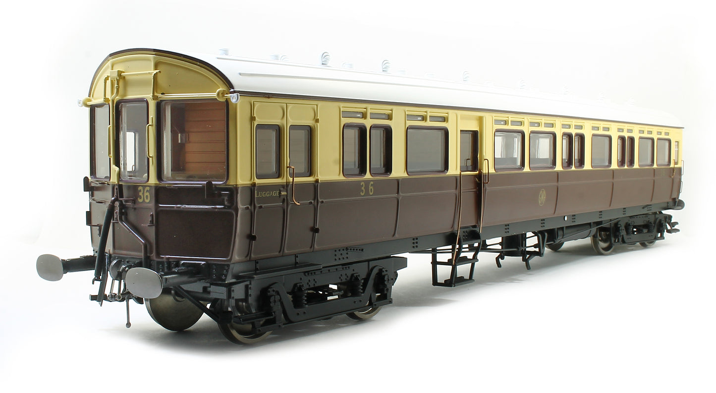 Autocoach GWR 36 Shirtbutton Chocolate & Cream