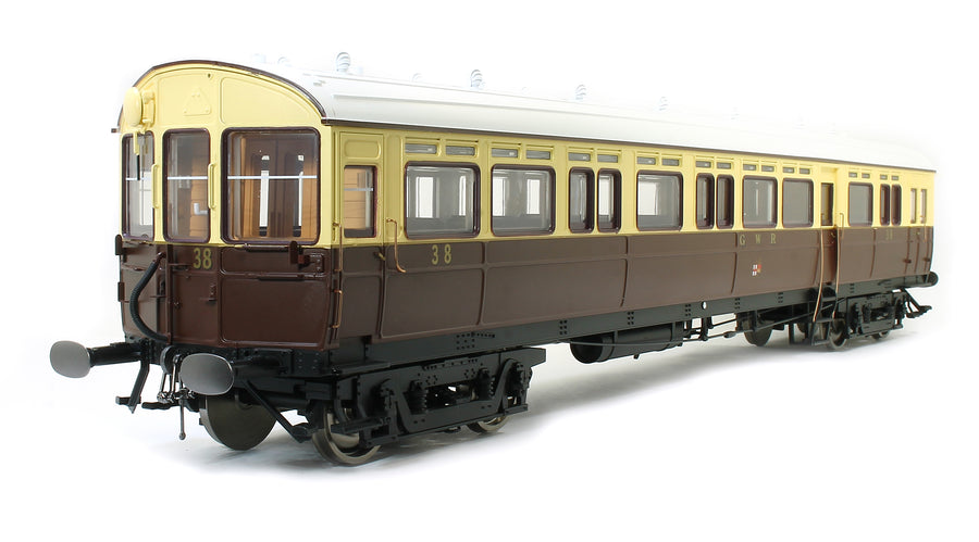 Autocoach GWR Twin Cities Crest 38 Chocolate & Cream - Light Bar & DCC Fitted