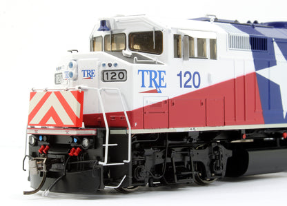 HO Scale F59PH - TRE (Lone Star Solid Blue) #120 Diesel Locomotive - DCC Sound