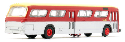 N Gauge New Look Bus  - Toronto (Maroon)