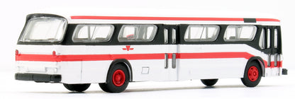 N Gauge New Look Bus  - Toronto (Red/Black)