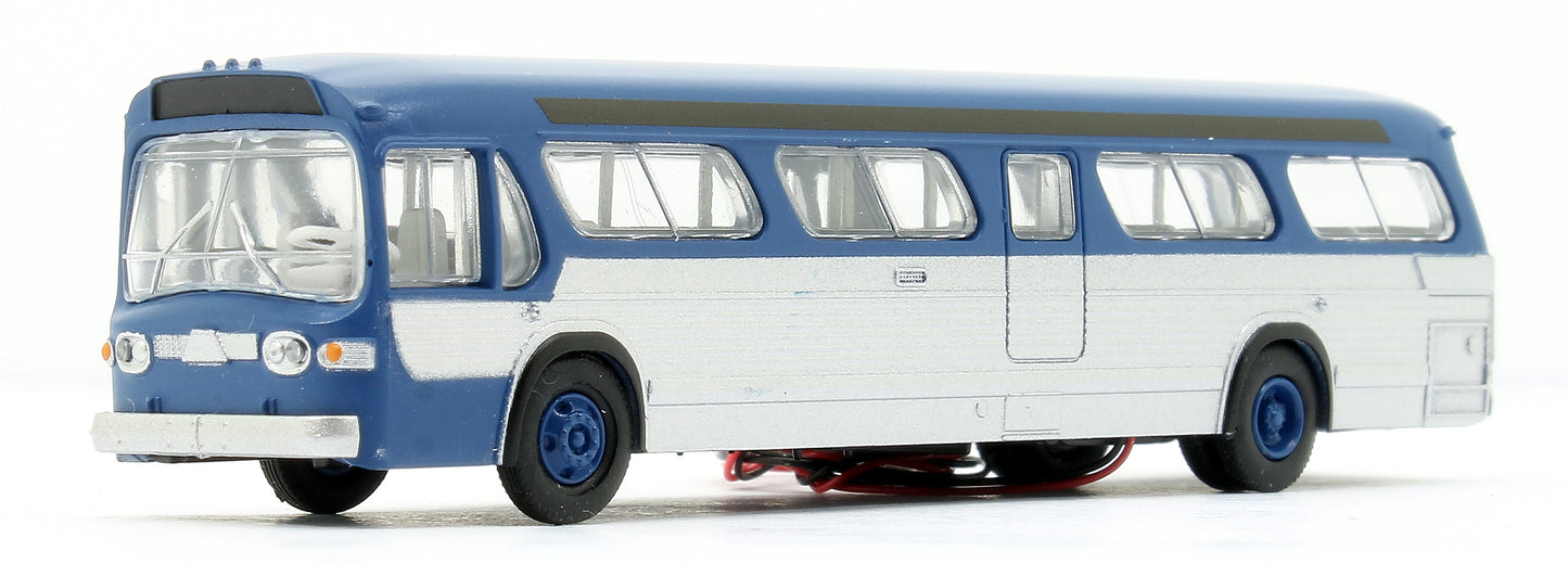 N Gauge New Look Bus - Generic Blue