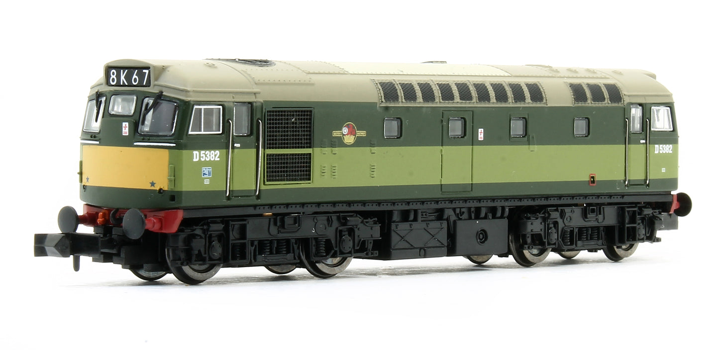 Class 27 D5382 BR Two Tone Green SYP Diesel Locomotive