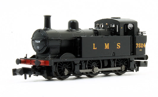 Pre-Owned LMS Black 0-6-0 Class 3F Jinty Steam Locomotive No.7524