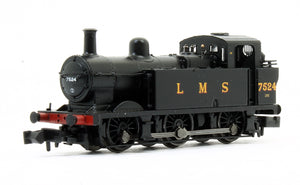 Pre-Owned LMS Black 0-6-0 Class 3F Jinty Steam Locomotive No.7524