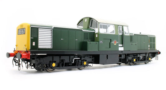 Class 17 Clayton BR green unnumbered (full yellow end)