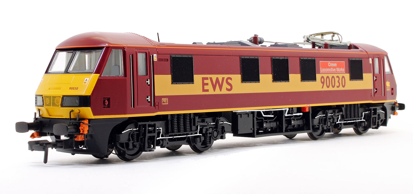 Class 90 90030 'Crewe Locomotive Works' EWS Electric Locomotive