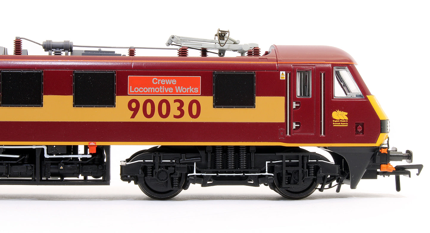 Class 90 90030 'Crewe Locomotive Works' EWS Electric Locomotive