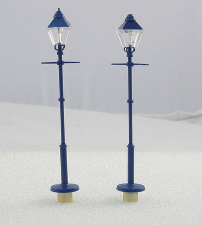 Old Style Street Lighting - Blue (Rai 5010 Satin) - twin pack