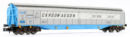 Pre-Owned Ferry Wagon Cargowaggon 33 80 279 7586-4P White Stripe