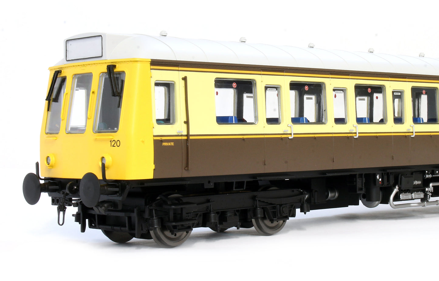 Class 121 W55020 GWR 150 Chocolate and Cream Single Car DMU