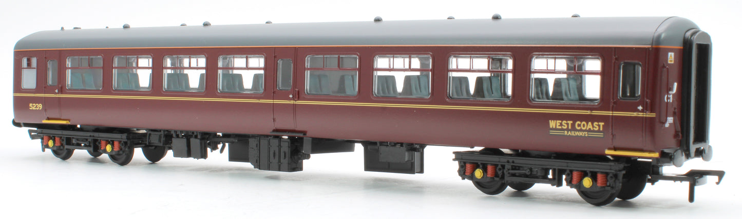 BR Mk2 TSO Tourist Second Open WCRC Maroon 5239