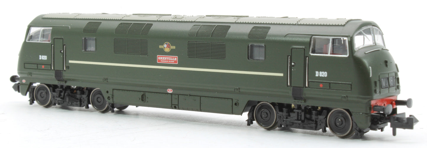 Class 42 'Warship' D820 'Grenville' BR Green (Late Crest) Diesel Locomotive