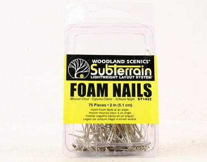 Foam nails - 2 inches (Pack of 75)