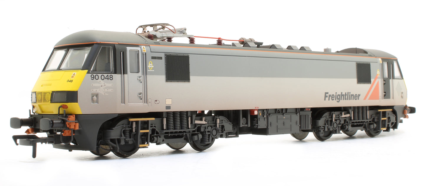 Class 90 90048 Freightliner Grey Electric Locomotive - Weathered