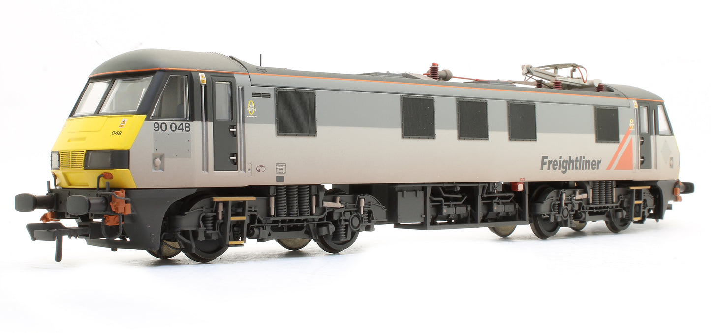 Class 90 90048 Freightliner Grey Electric Locomotive - Weathered - DCC Sound