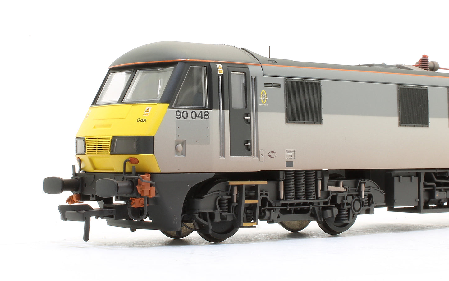 Class 90 90048 Freightliner Grey Electric Locomotive - Weathered - DCC Sound