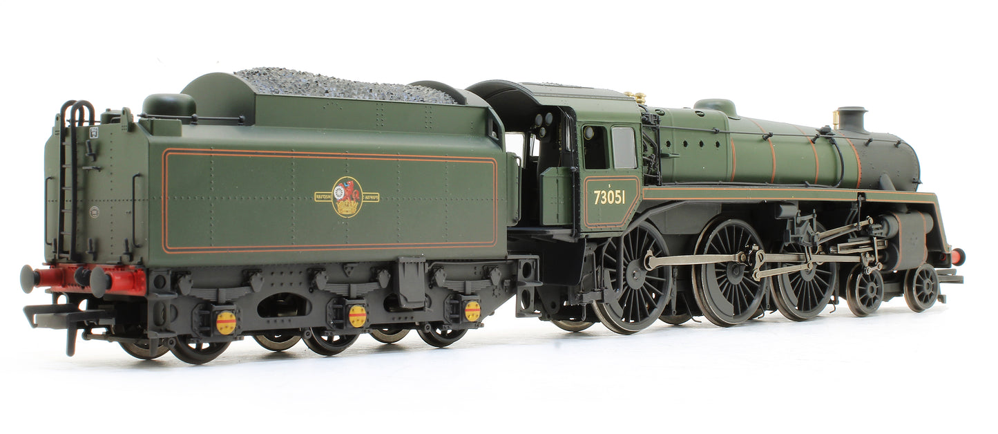 BR Standard Class 5MT No. 73051 BR Lined Green Late Crest - Weathered