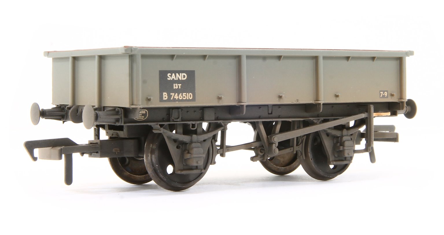 13 Ton Steel Sand Tippler Wagon BR Grey Weathered