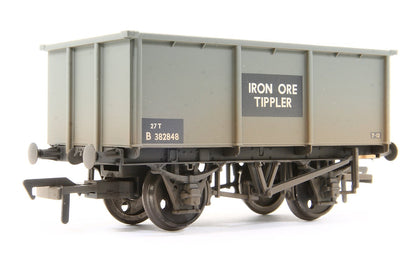 BR 27T Steel Tippler BR Grey (Early) 'Iron Ore' 382848 - Weathered