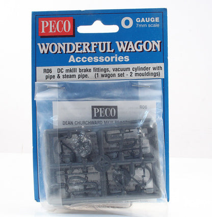 Peco RO6 Dean Churchward vacuum brake fittings & pipes