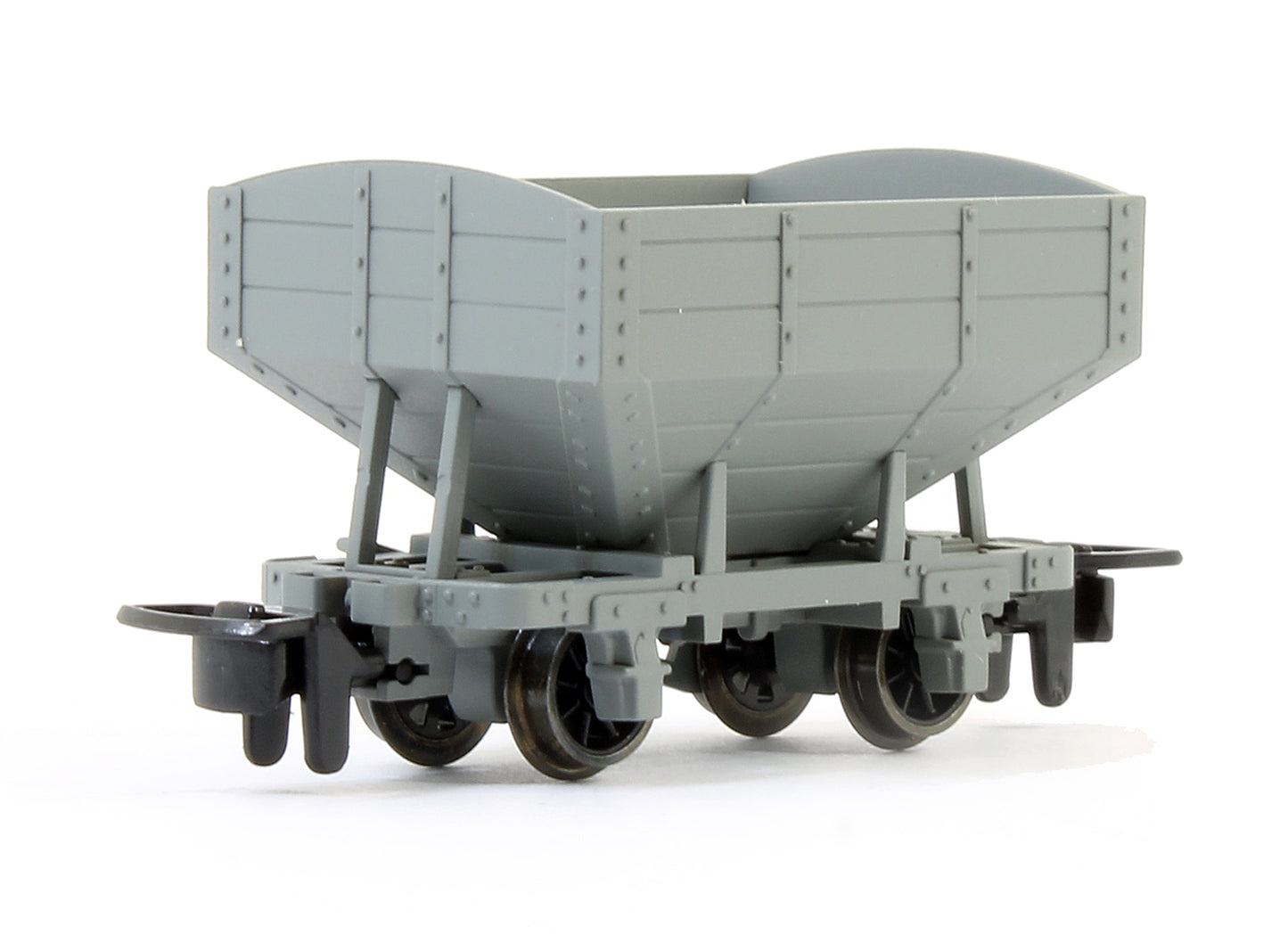 GLT OO-9 Snailbeach District Railway 4-wheel Hopper Wagon - plain grey